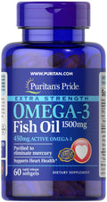 PURITANS PRIDE OMEGA 3 FISH OIL MAXIMA POTENCIA 60 SOFTGELS