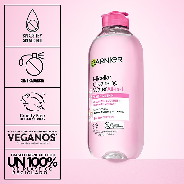 GARNIER MICELLAR CLEANSING WATER ALL IN 1 ALL SKIN TYPES/SENSITIVE SKIN 400 ML