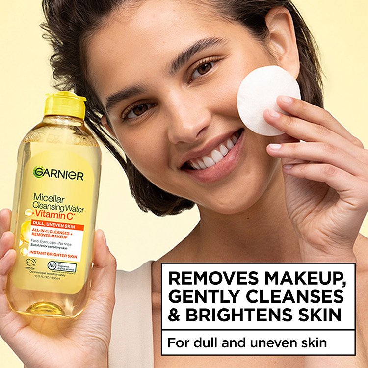 GARNIER MICELLAR CLEANSING WATER VITAMIN C ALL IN 1 BRIGHTENING 400 ML