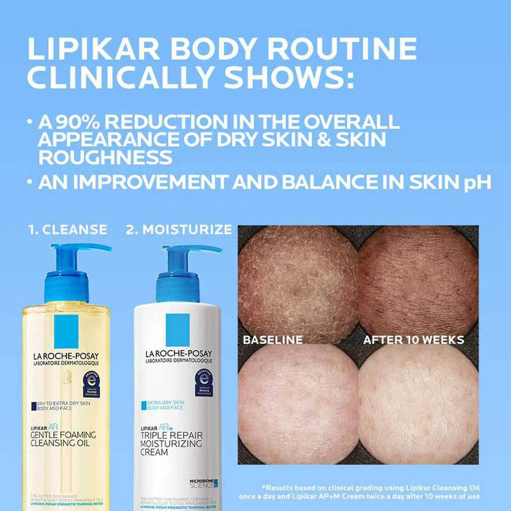 LA ROCHE POSAY LIPIKAR GENTLE FOAMING CLEANSING OIL 400 ML