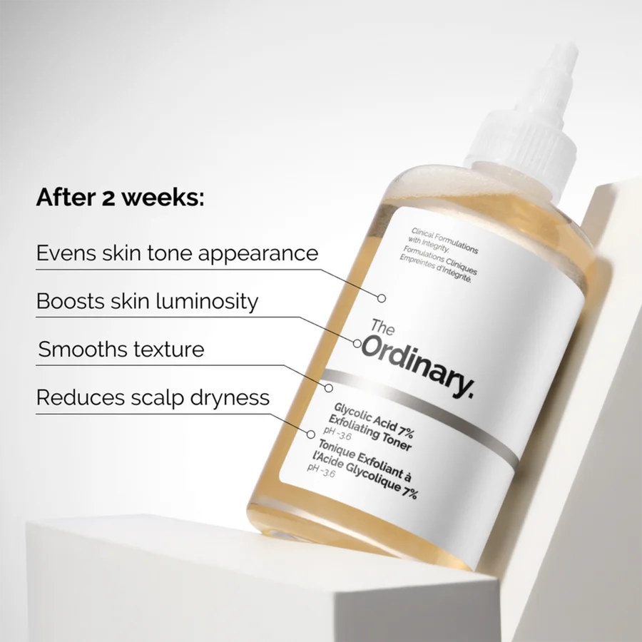 THE ORDINARY GLYCOLIC ACID EXFOLIATING TONER 240 ML