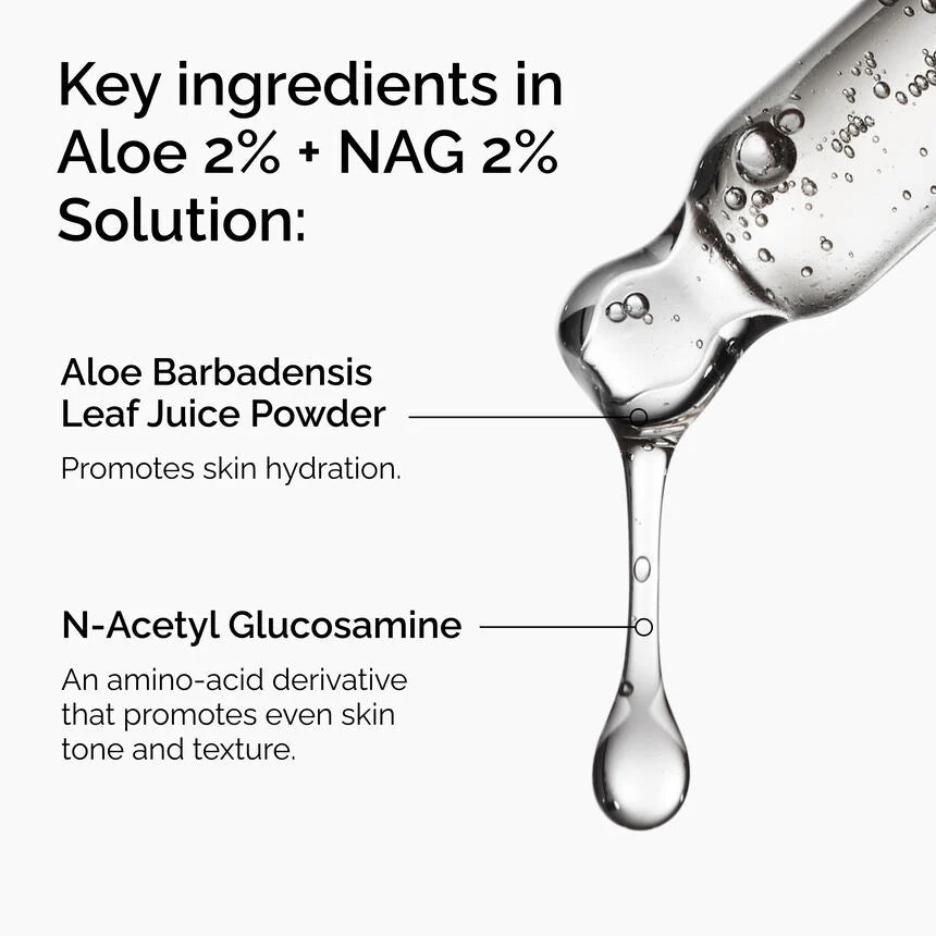 Solucion Aloe 2% + NAG 2% The Ordinary
