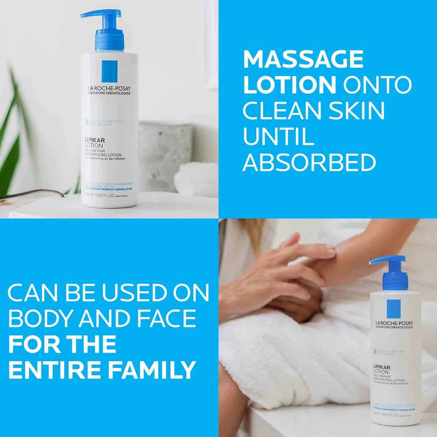 LA ROCHE POSAY LIPIKAR DAILY REPAIR MOISTURIZER LOTION 400 ML
