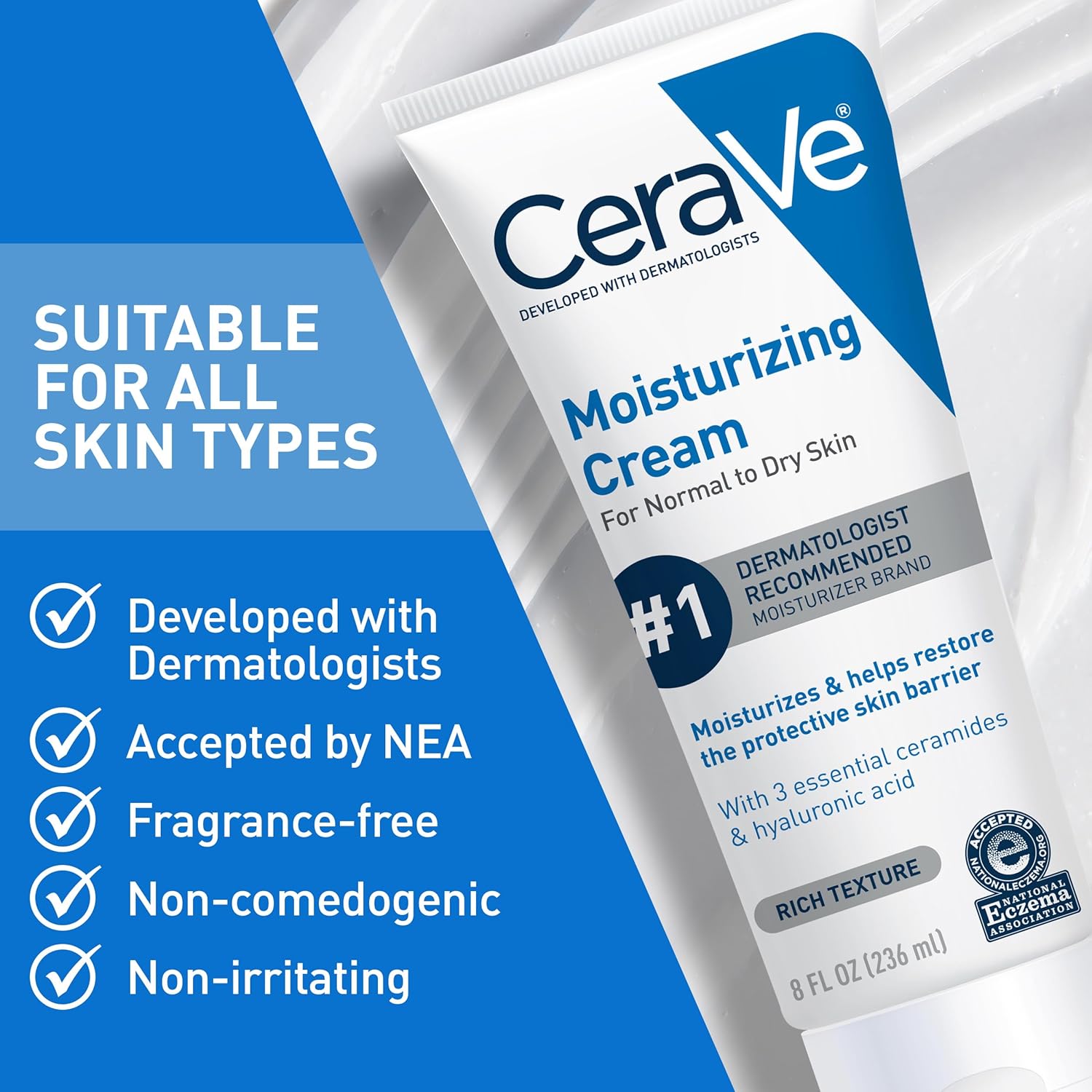 CERAVE MOISTURIZING CREAM 8 OZ