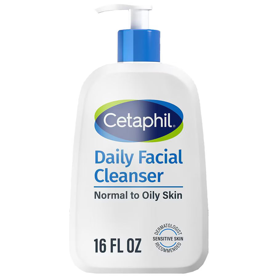 CETAPHIL DAILY FACIAL CLEANSER NORMAL TO OILY SKIN 16 OZ