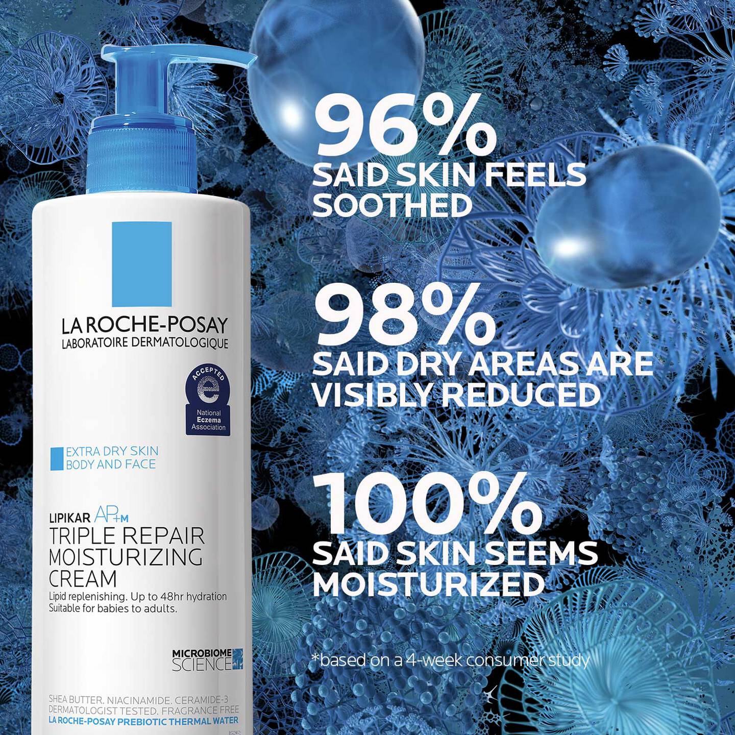 LA ROCHE POSAY LIPIKAR TRIPLE REPAIR MOISTURIZING CREAM 400 ML
