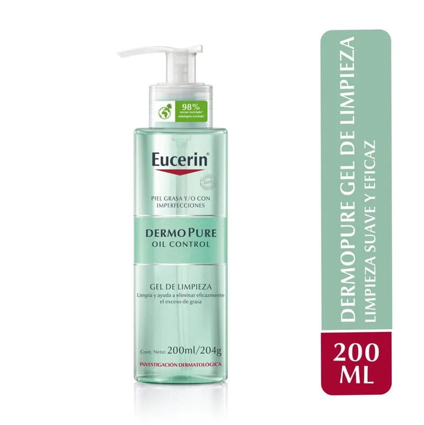 EUCERIN DERMOPURE OIL CONTROL GEL DE LIMPIEZA 200 ML