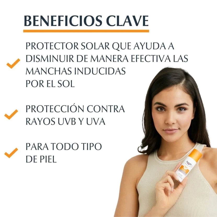 EUCERIN BLOQUEADOR PIGMENT CONTROL 50 SPF SIN COLOR 50 ML