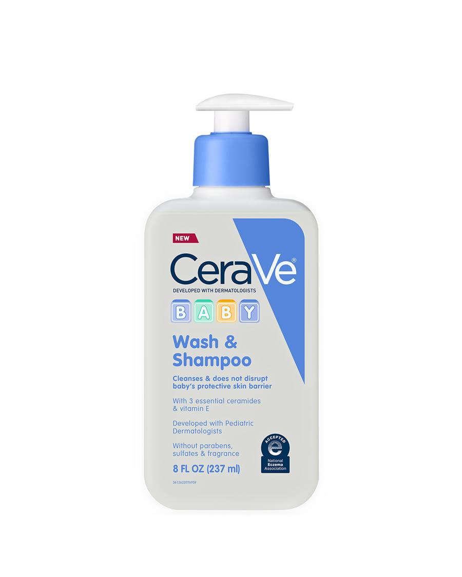 CERAVE BABY WASH AND SHAMPOO 8 OZ
