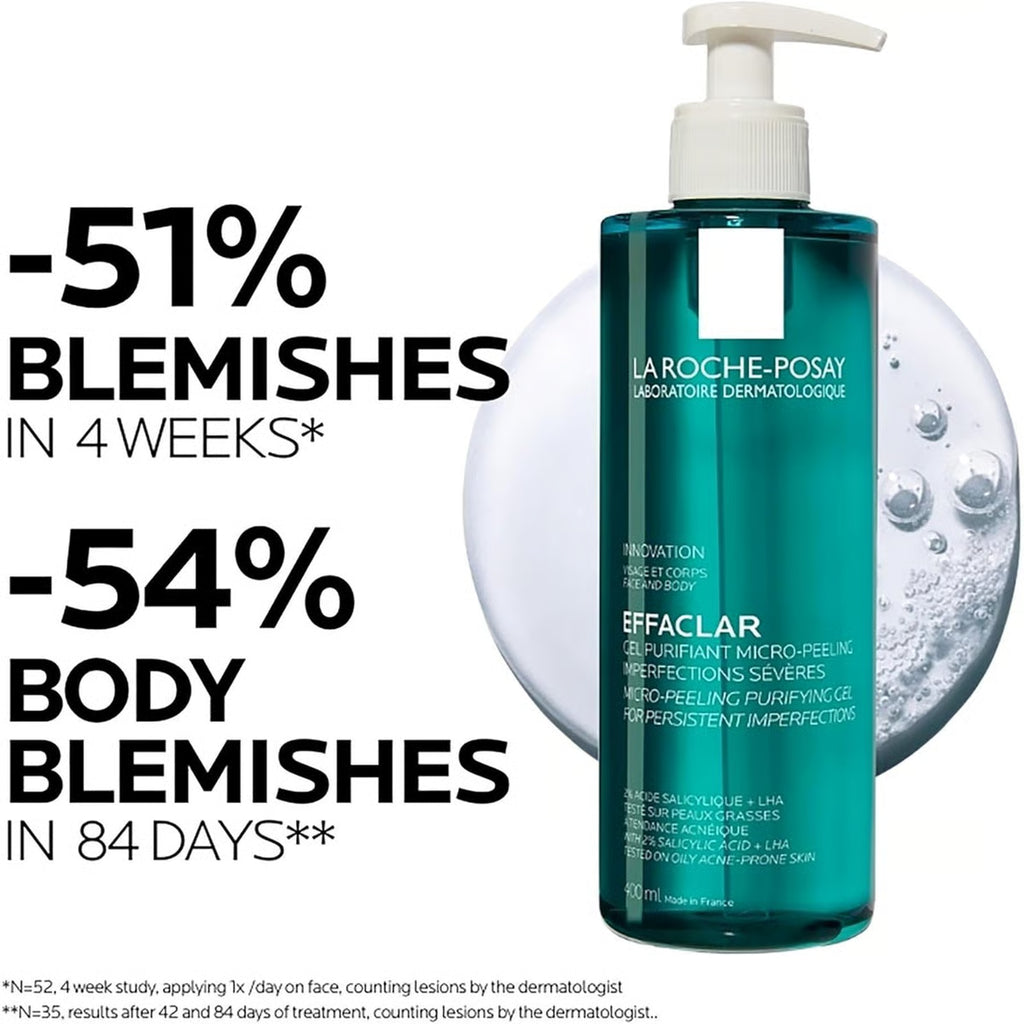 LA ROCHE POSAY EFFACLAR MICRO PEELING PURIFYING GEL 400 ML