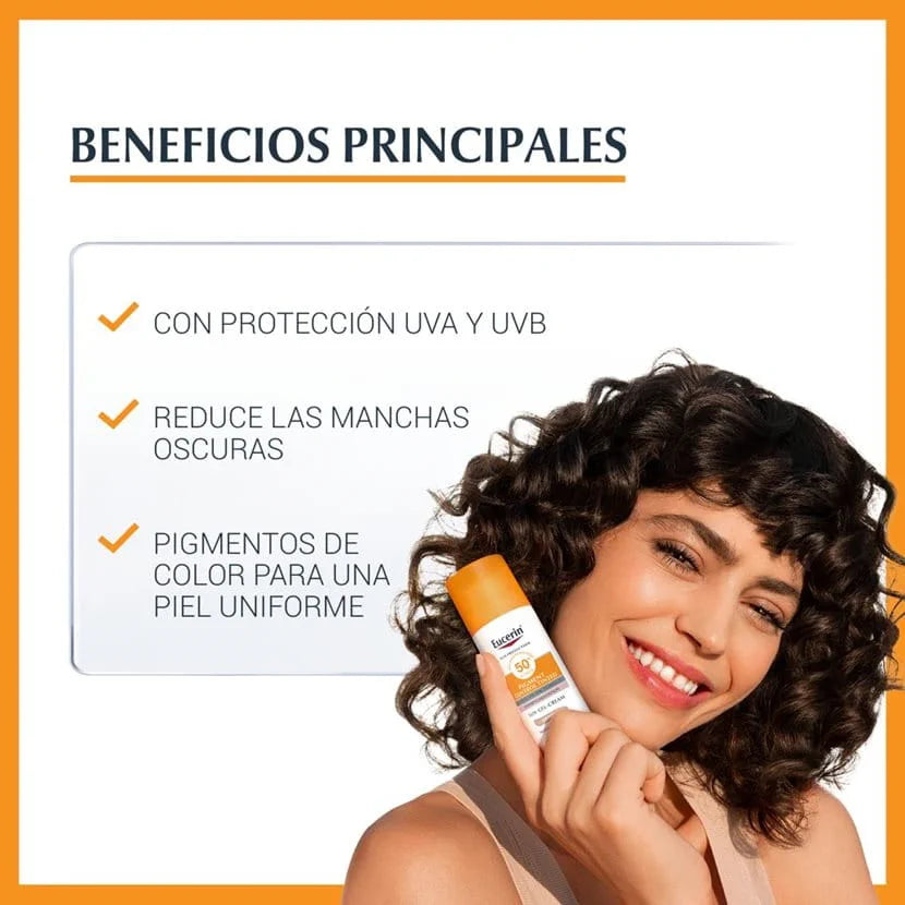 EUCERIN BLOQUEADOR PIGMENT CONTROL TINTED TONO MEDIO 50 ML