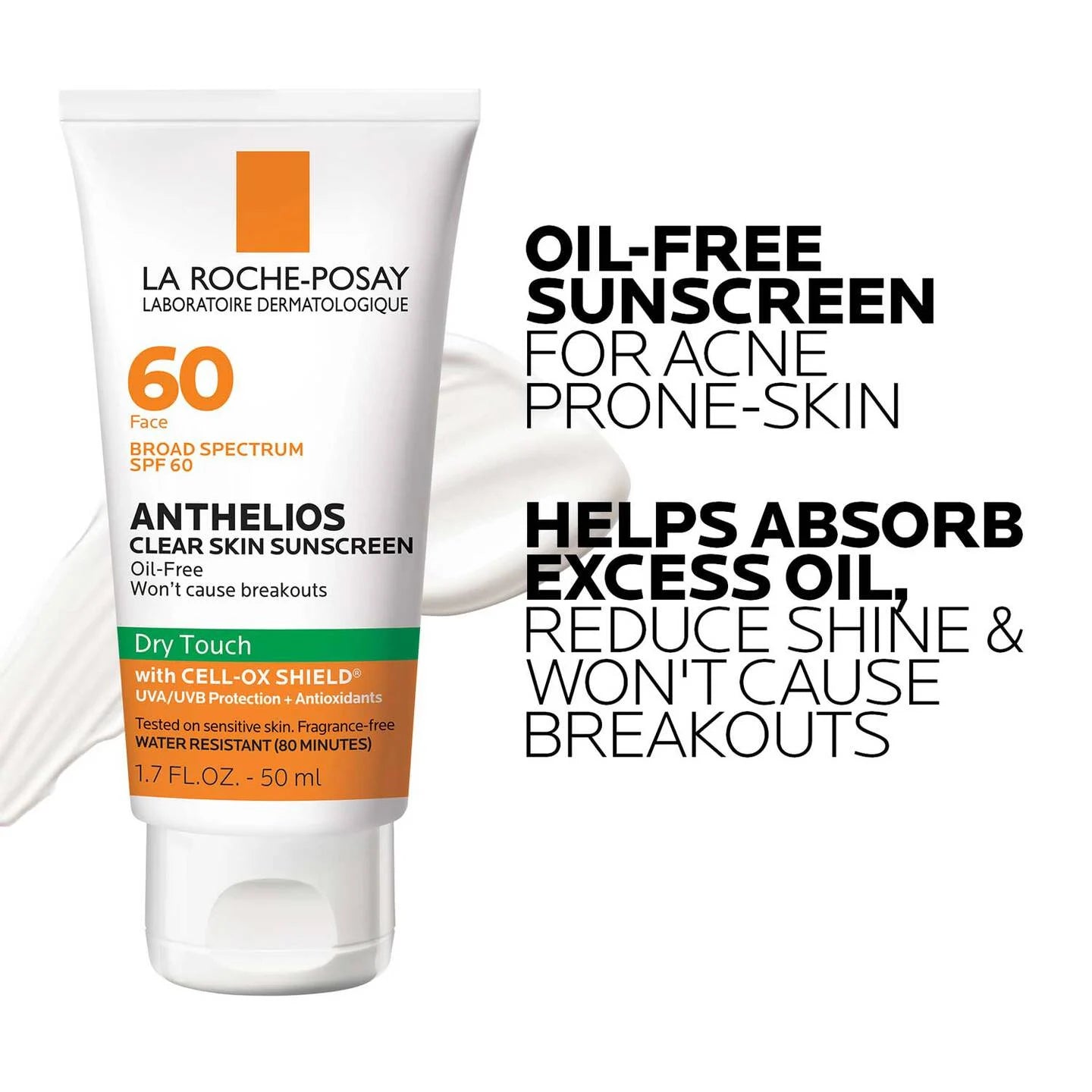 LA ROCHE POSAY ANTHELIOS CLEAR SKIN SUNSCREEN DRY TOUCH