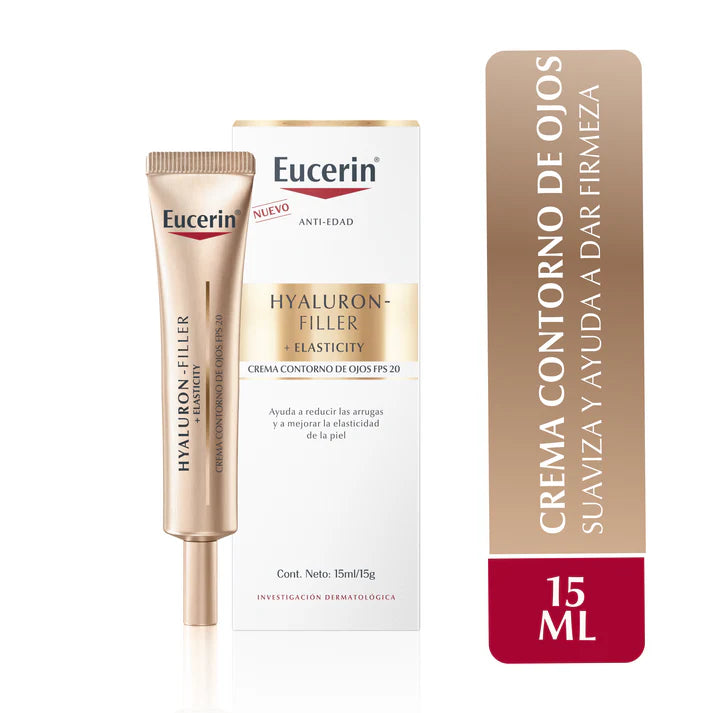 EUCERIN HYALURON FILLER CONTORNO DE OJOS FPS 15