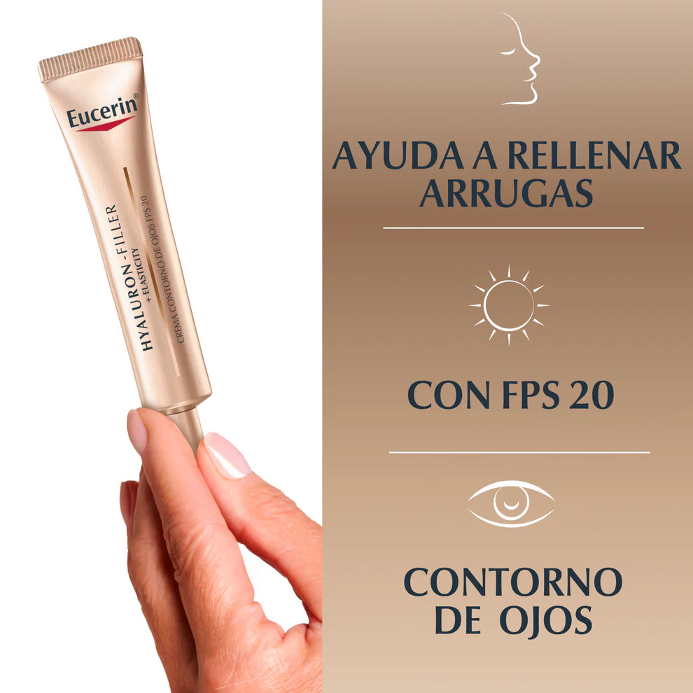 EUCERIN HYALURON FILLER CONTORNO DE OJOS FPS 15