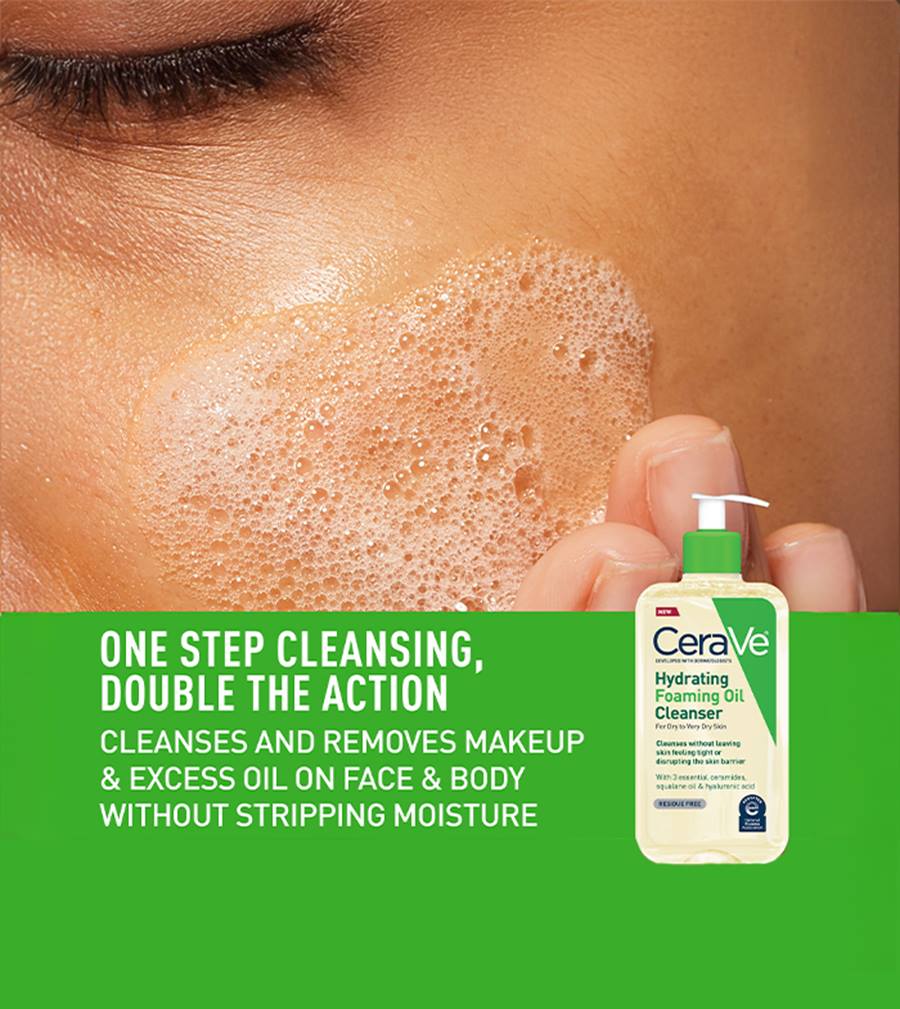 CERAVE HYDRATING FOAMING OIL CLEANSER 16 OZ