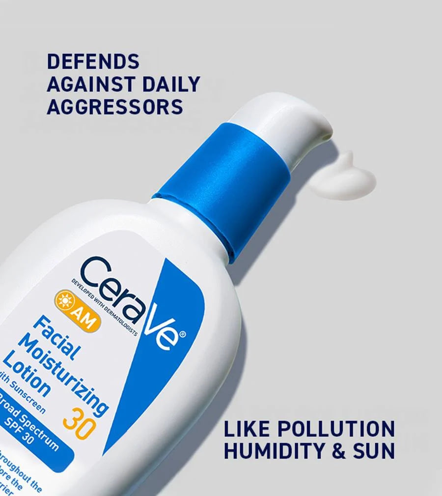 CERAVE AM FACIAL MOISTURIZING LOTION 30 SPF 3 OZ