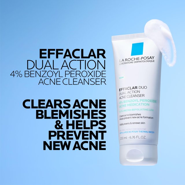 LA ROCHE POSAY EFFACLAR DUO DUAL ACTION ACNE CLEANSER 200 ML