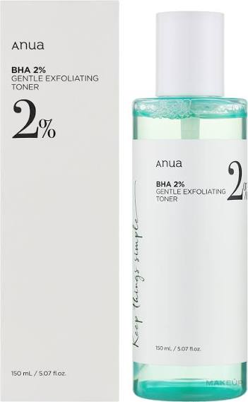 ANUA BHA 2% GENTLE EXFOLIATING TONER